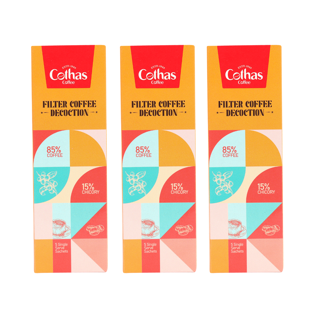 Filter Coffee Decoction (85:15) Pack Of 3 - Contains 5 X 20 Ml Sachets