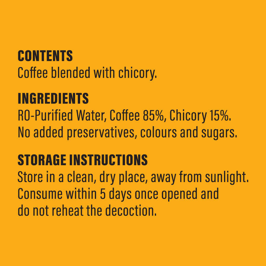 Filter Coffee Decoction (8515) Pack of 3 Contains 5 x 20 ml sachets