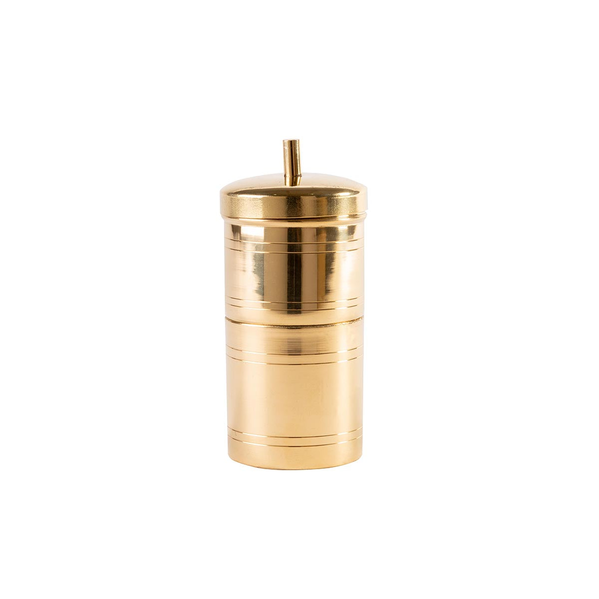 Brass coffee shop filter