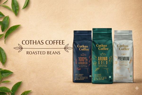 Roasted coffee beans