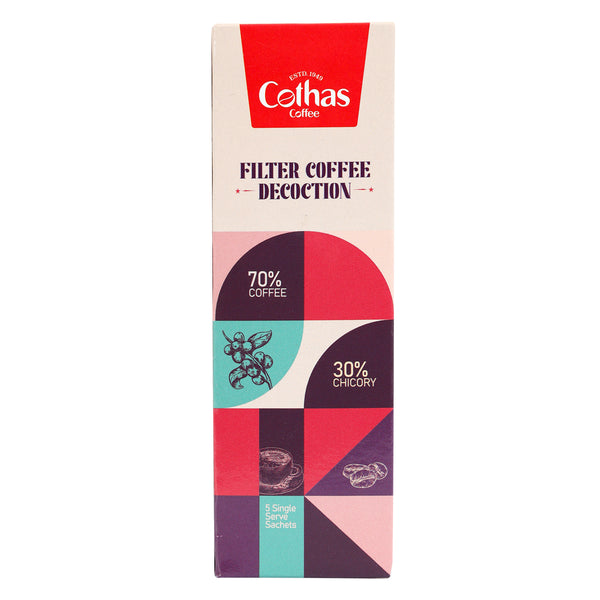 Filter Coffee Decoction (70:30) Pack of 5 - Contains 5 x 20 ml sachets per box