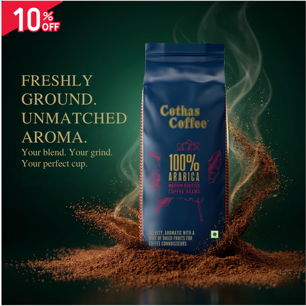 Freshly Grounded Beans - Arabica (250g) - The Refined Selection