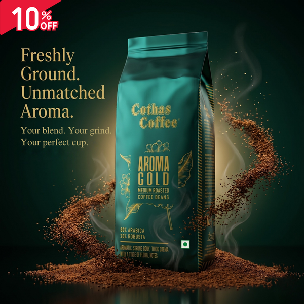 Freshly Grounded Beans - Aroma Gold (250g) - The Sensory Journey