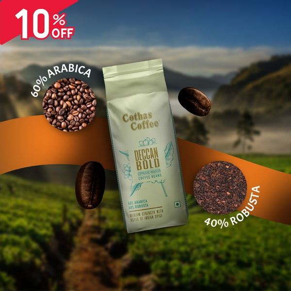 Roasted Beans - Deccan Bold (250g) - The Bold Statement