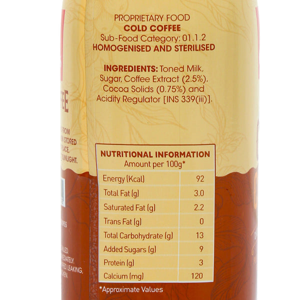 Mocha Cold Coffee 250 ML (Pack of 6)