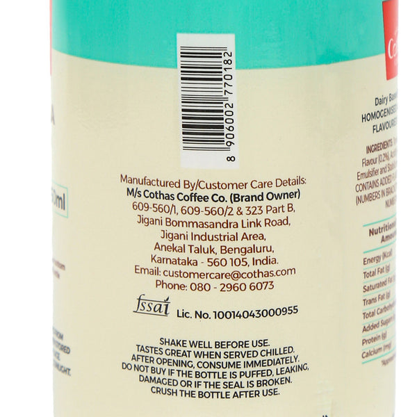 Vanilla milkshake 250ML