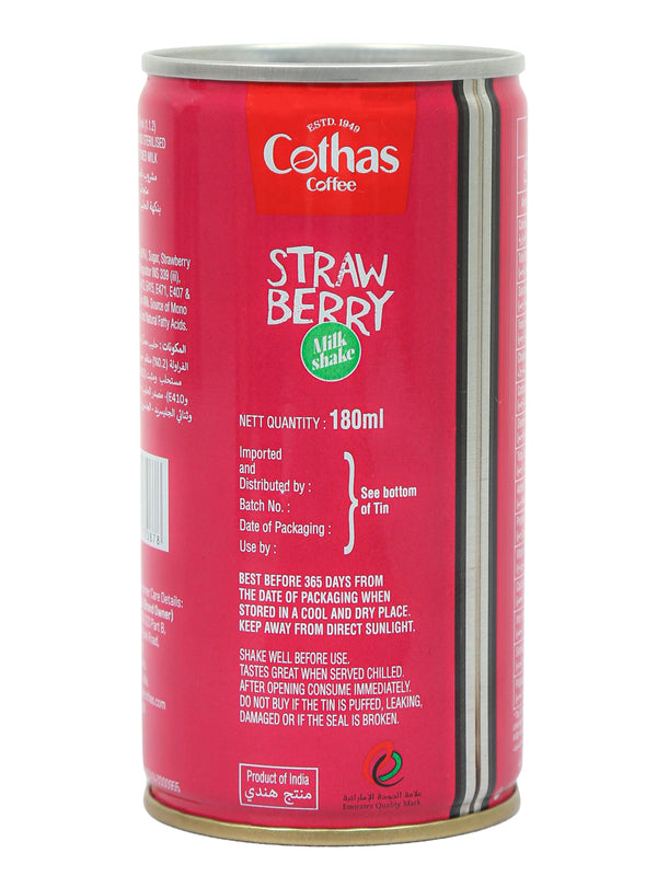 Strawberry Milkshake Tin 180 ML
