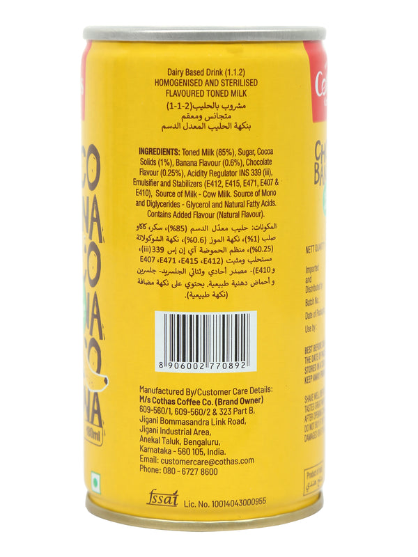 Chocobanana Milkshake Tin 180 ML