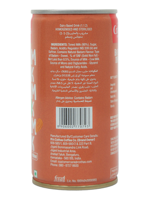 Badam Milkshake Tin 180 ML