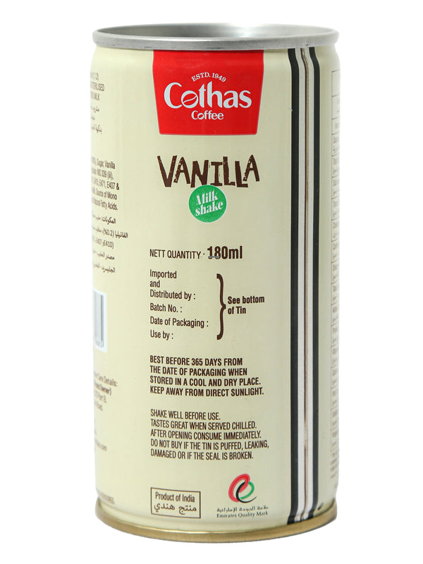 Vanilla Milkshake Tin 180 ML