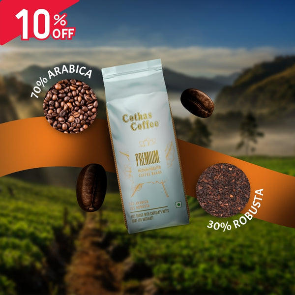 Roasted Beans - Premium (250g) - The Crafted Excellence