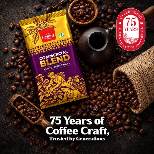 Commercial blend Roasted Coffee Beans (1 kg) The Crafted Excellence