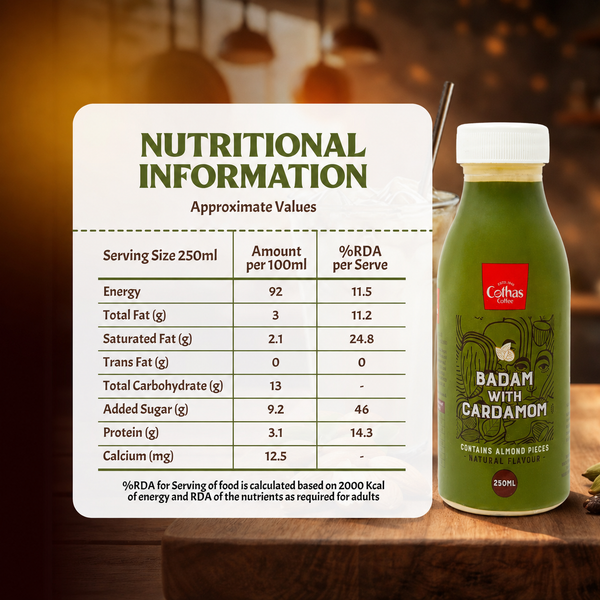 Badam with Cardamom Milkshake 250 ML