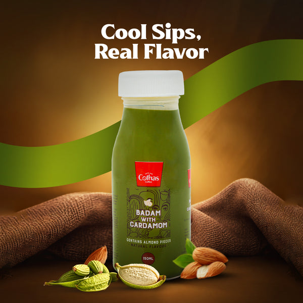 Badam with Cardamom Milkshake 150 ML (Pack of 4)