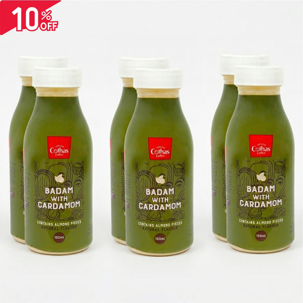 Badam with Cardamom Milkshake 150 ML (Pack of 6)