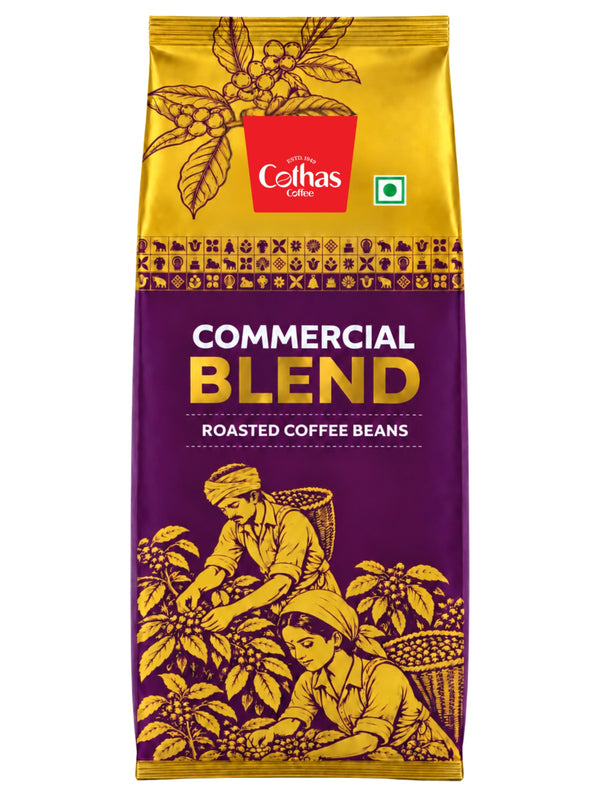 Commercial blend Roasted Coffee Beans (1 kg) The Crafted Excellence