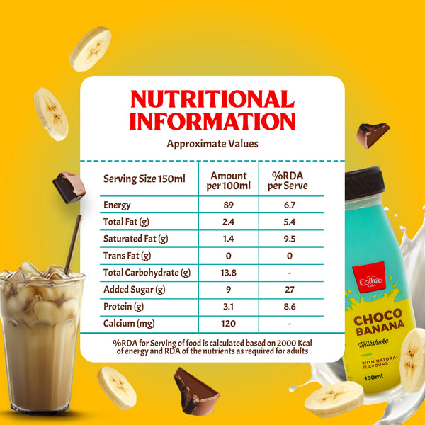 Chocobanana Milkshake 150 ML