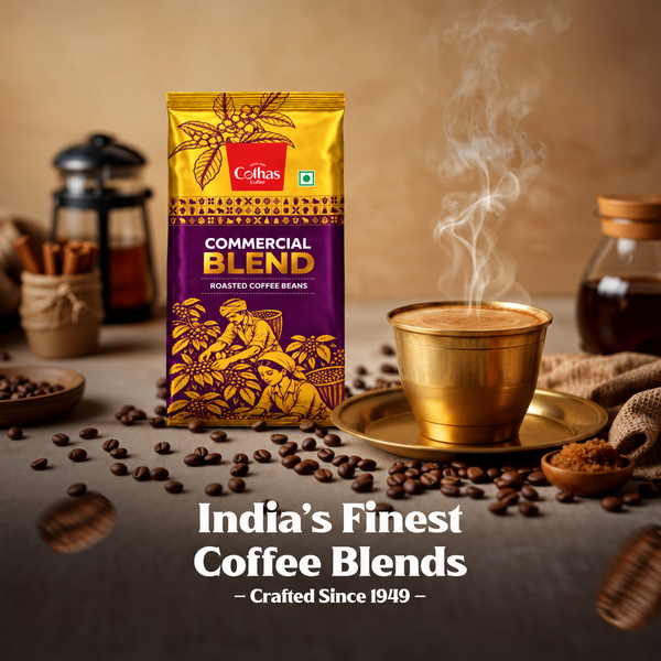 Commercial blend Roasted Coffee Beans (1 kg) The Crafted Excellence