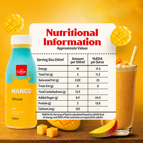 MANGO MILKSHAKE 250 ML