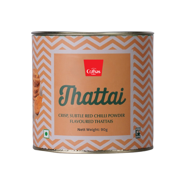 Thattai flavoured with chilli powder
