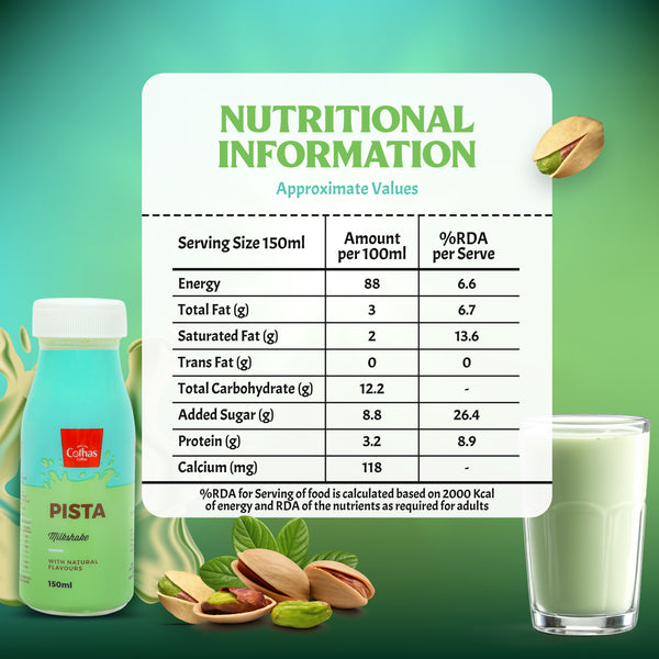 Pista Milkshake 150 ML