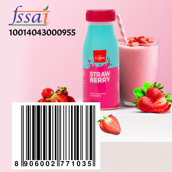 Strawberry Milkshake 150 ML (Pack of 4)
