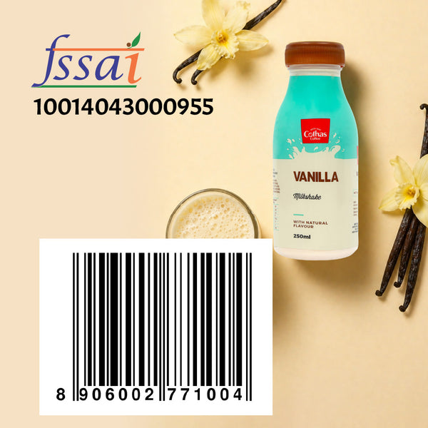 Vanilla milkshake 250ML