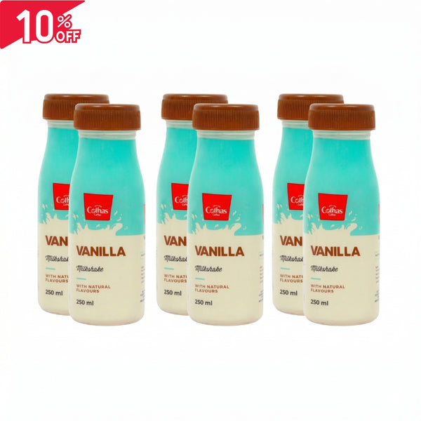 Vanilla milkshake 250ML (Pack of-6)
