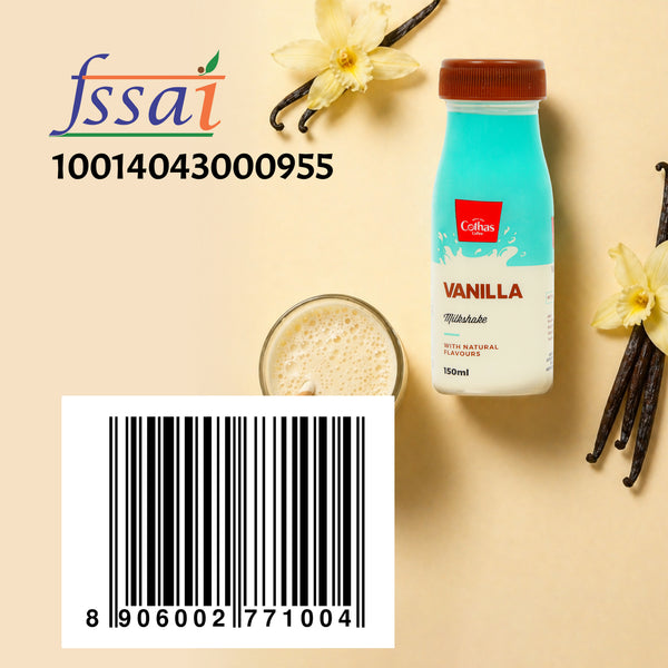 Vanilla Milkshake 150 ML (Pack of 6)