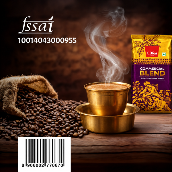 Commercial blend Roasted Coffee Beans (1 kg) The Crafted Excellence
