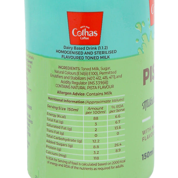 Pista Milkshake 150 ML (Pack of 6)