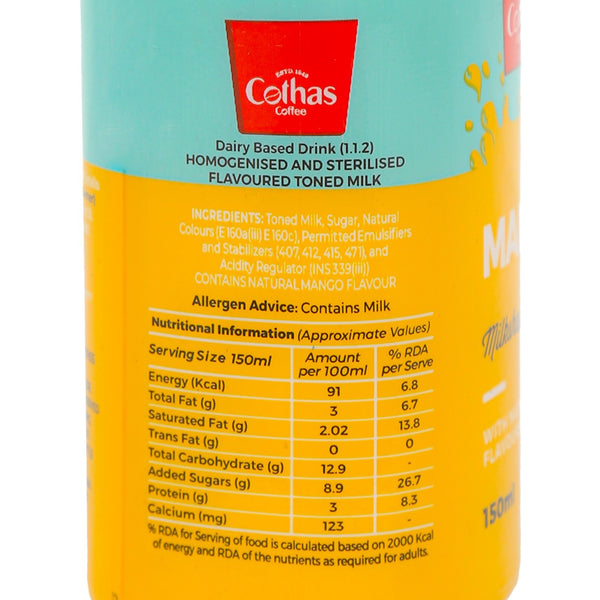 Mango Milkshake 150 ML (Pack of 4)