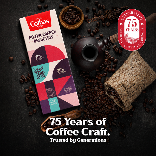 Filter Coffee Decoction (70:30) Pack of 5 - Contains 5 x 20 ml sachets per box
