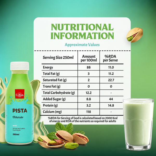 Pista Milkshake 250 ML