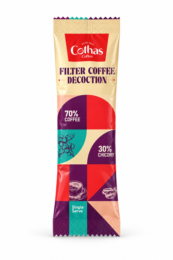 Filter Coffee Decoction (70:30) - Sachets Chain Pack ( 20ml X 48 qty )