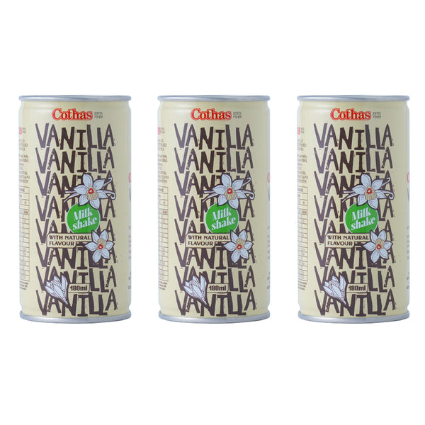 Vanilla Milkshake Tin 180 ML (Pack of 3)